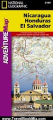 Travel Book Review: Nicaragua, Honduras, El Salvador (Adventure Map (Numbered)) by National Geographic Maps