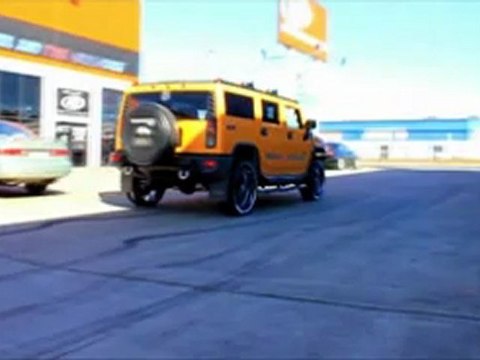 Hummer H2 rolling 28 inch Rockstar Dynasty with 295 25 28 Tyres
