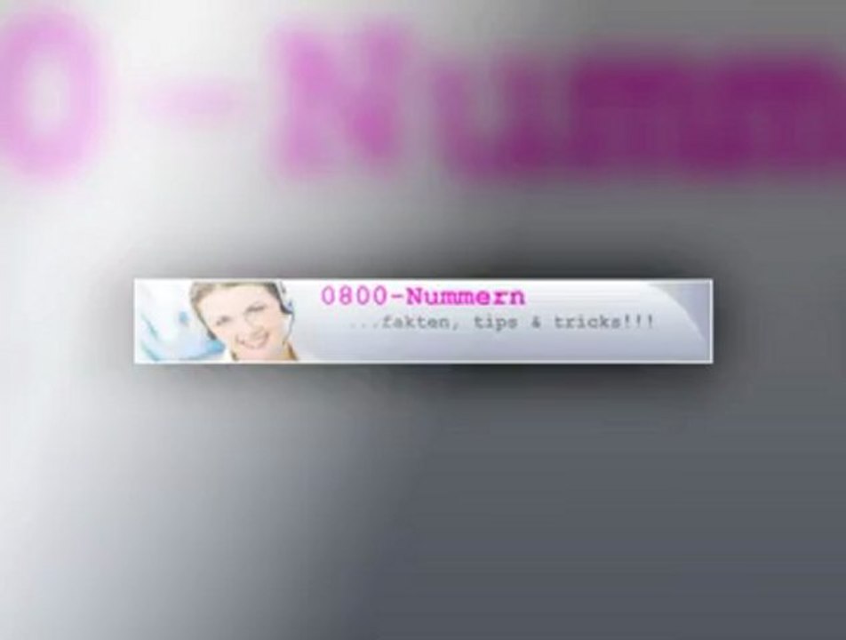 0800 Nummern Information