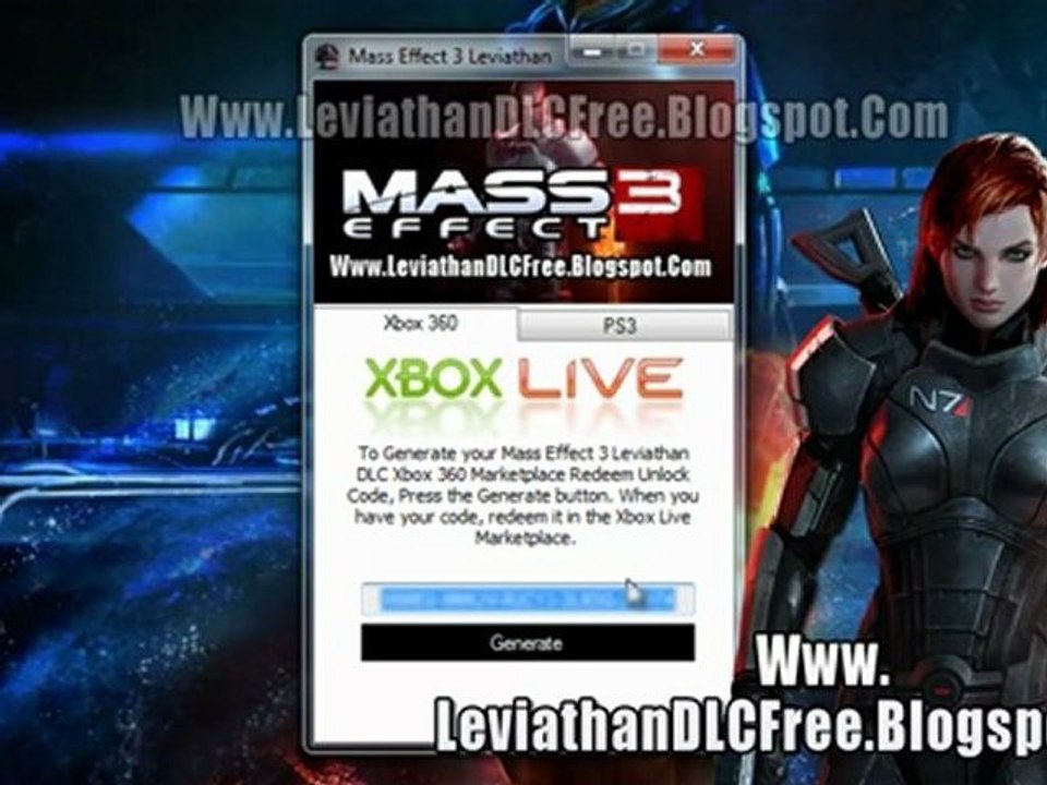Get Free Mass Effect 3 Leviathan DLC - Xbox 360 - PS3
