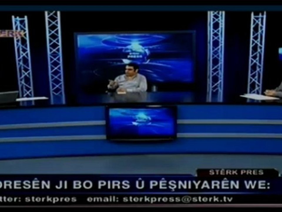 1 Helîm Yûsif û Reşad Sorgul li ser Rojavayê Kurdistanê nirxandin û şîroveyan dikin û agahiyên ji çapemeniya ereban didin.