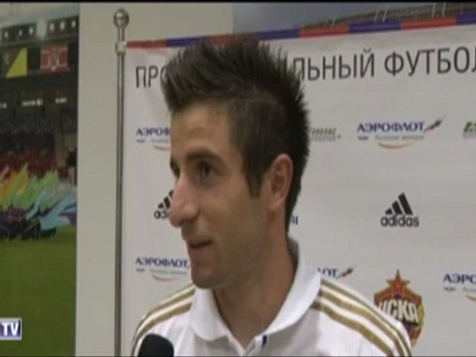 Тошич после матча ЦСКА-Анжи