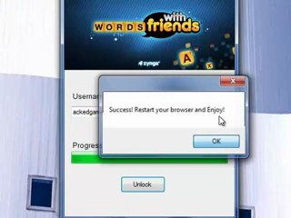Latest Working Words With Friends Hack as of August 2012