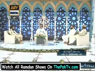 Faizan-e-Ramzan By Ary Digital - 13th August 2012 (Seher) Part 2