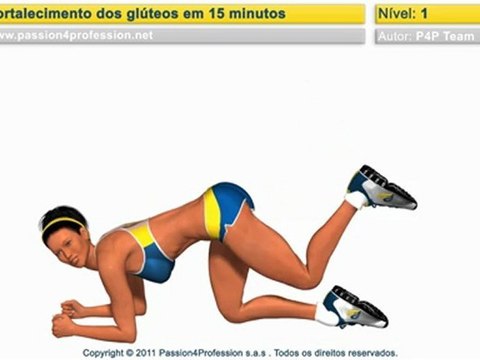 Treino glúteos em 15 minutos - Treino para bumbum
