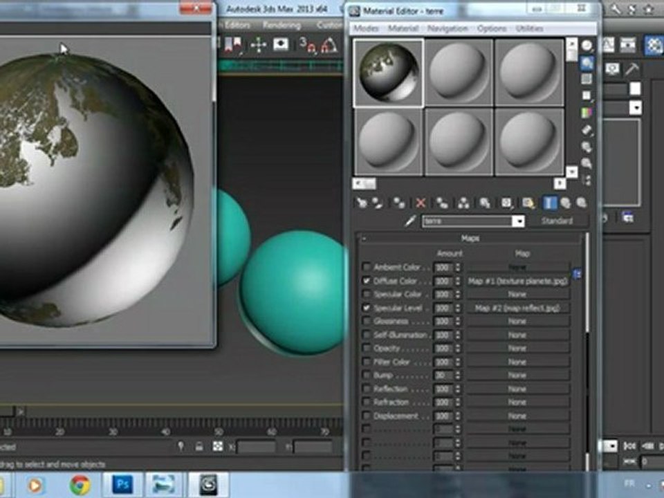 Tutoriel - création d'un planète avec 3ds max
