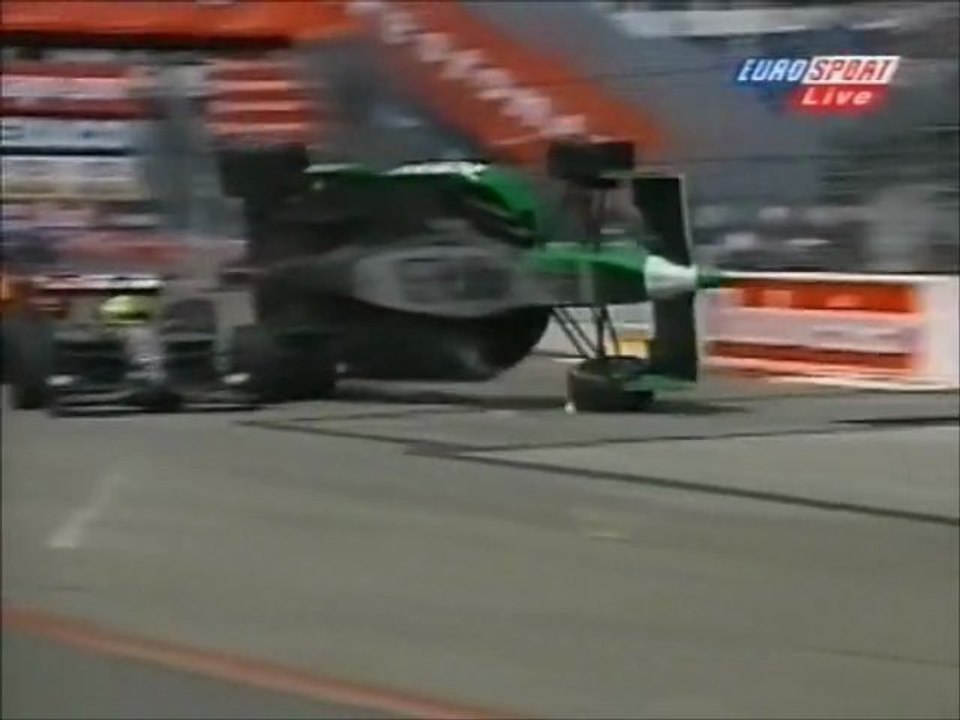 CART Long beach 1998 Huge crash Tracy Fitipalldi