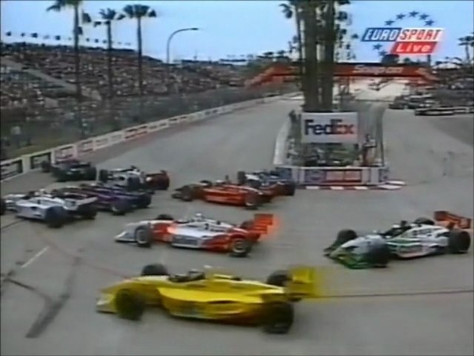 CART Long beach 1998 Pile up