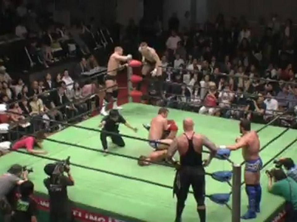 04. Haste, Nicholls & Sabre Jr vs Gallows, Strong & Fish - (NOAH 06/13/12)