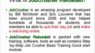Job Crusher Reloaded Review: Don't Buy Before you Read JobCrusher Reloaded Reviews