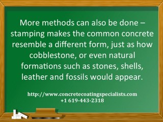 Introducing Decorative Concrete