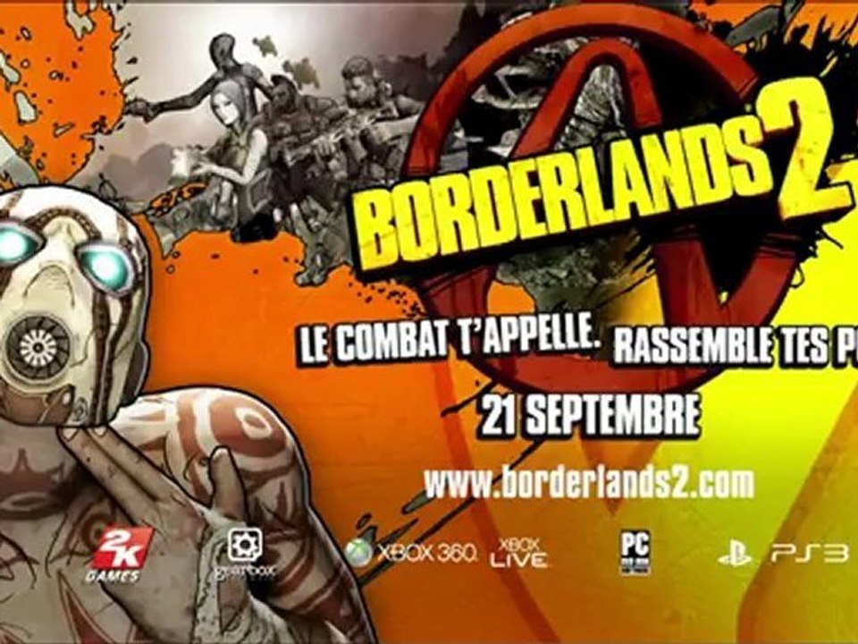 Borderlands 2 (PS3) - Come and Get Me - Trailer GamesCom 2012