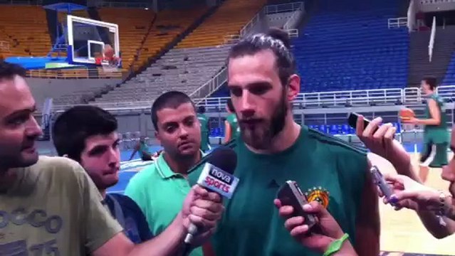 Ο Χάρης Γιαννόπουλος στην πρώτη του Παναθηναϊκού