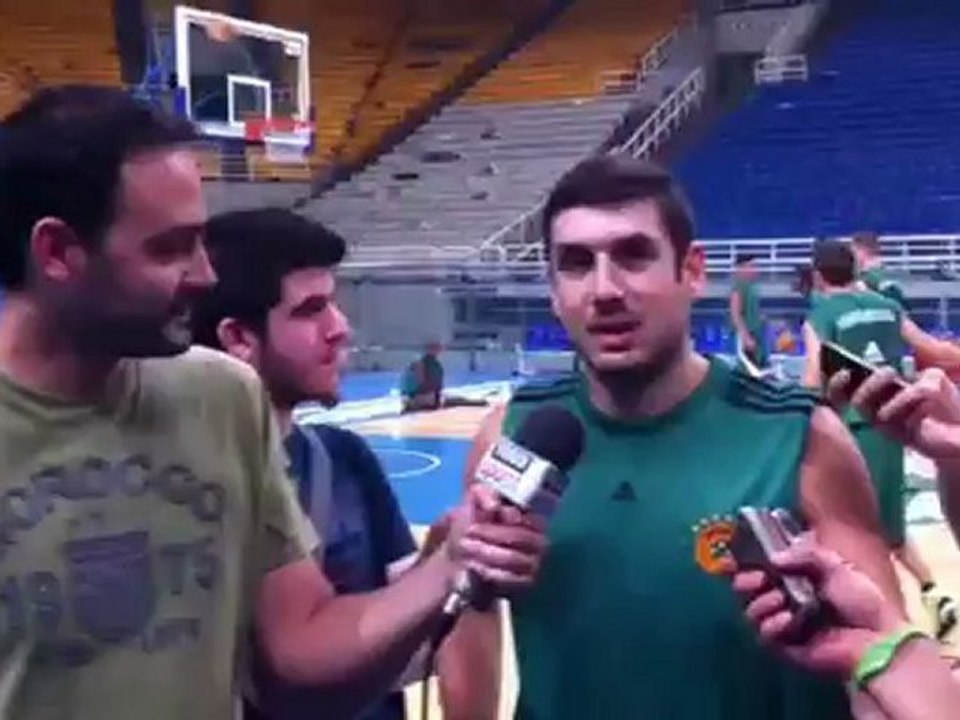 Ο Βασίλης Ξανθόπουλος στην "πρώτη" του Παναθηναϊκού