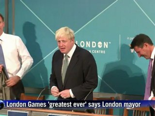 London Games 'greatest ever' says mayor Johnson
