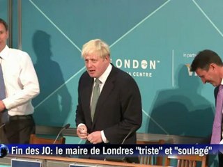 Clôture des JO: le maire de Londres "triste et soulagé"