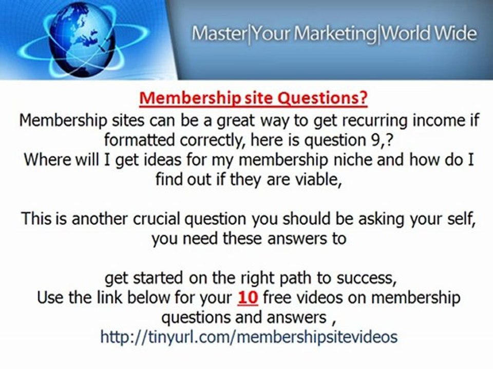Make More Money With Membership sites.