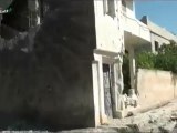 فري برس حمص الرستن أثار القصف الهمجي بالطيران والصواريخ 13_8_2012  ج1
