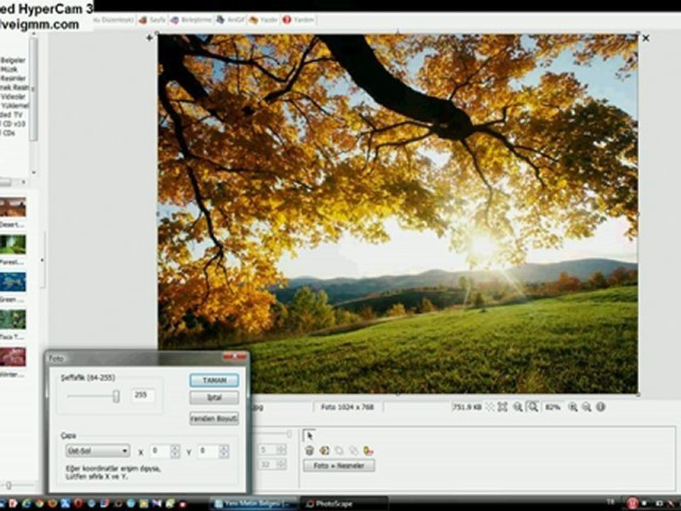ForumeXe Photoscape ile Resim Şeffaflaştırma