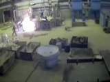 Explosion d'un four de métal en fusion en Russie
