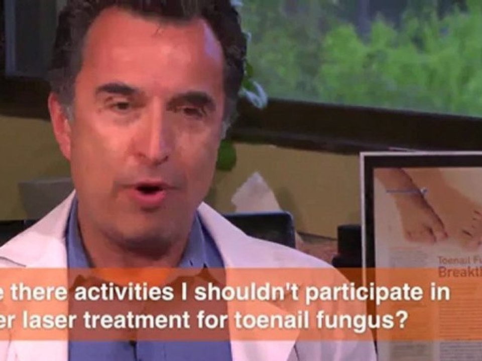 Are there activities I shouldn't participate in after laser treatment?