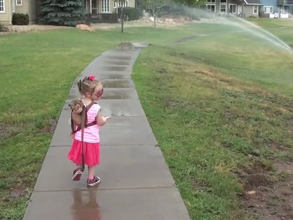 Playing In Spinklers