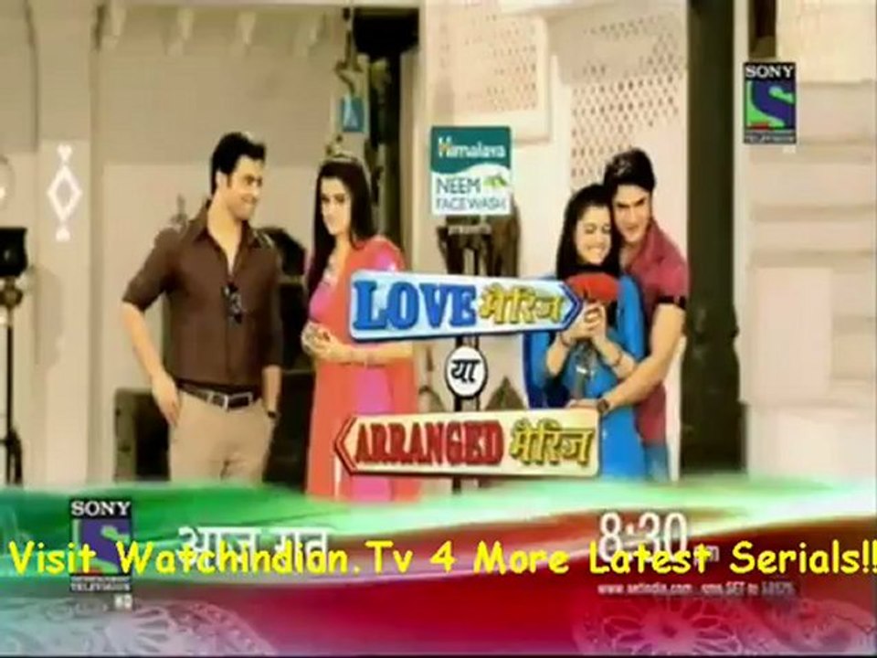 Love Marriage Ya Arranged Marriage-14th August 2012 PROMO