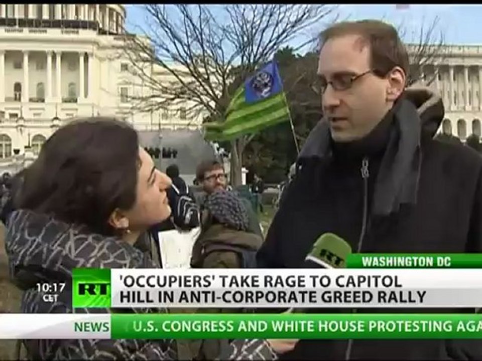 Wall St. to Capitol Hill: 'Occupy' takes rage to Congress