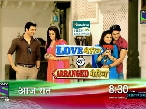 Love Marriage Ya Arranged Marriage Promo 720p 14th August 2012 Video Watch Online HD