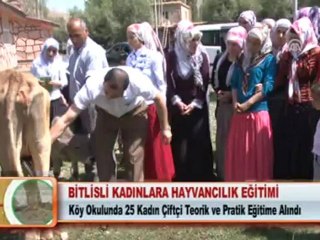 BİTLİSLİ KADINLARA HAYVANCILIK EĞİTİMİ