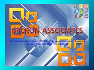 Micron Associates avdekket hva du kan forvente i MS Office web-applikasjon