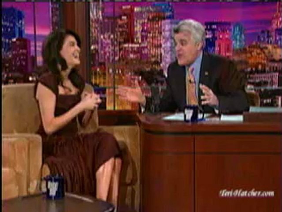 Teri Hatcher on The tonight Show (2007) - part 1