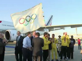 Bandera olímpica llega a Rio