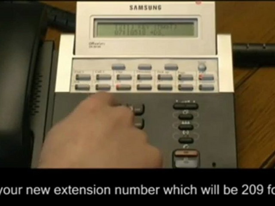 Programming the Keys on Samsung Telephone Systems