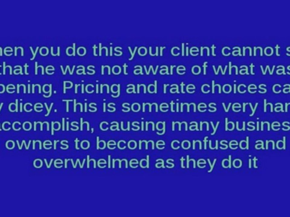 Simple Strategies For Determining The Amount To Charge