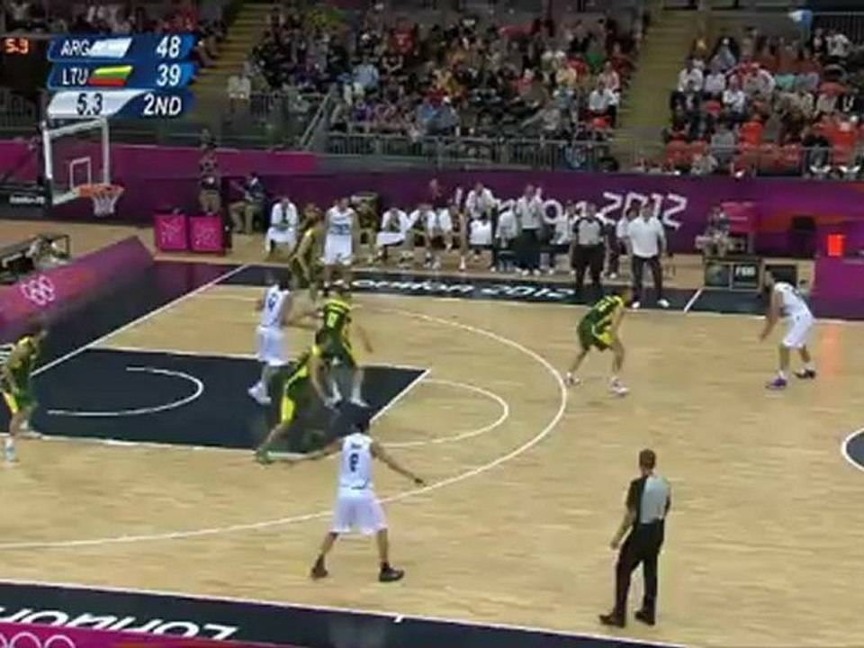 Carlos Delfino buzzer beater vs Lithuania