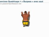 Muscler Quadriceps: Burpees avec saut