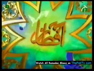 Aftar Amir Liaquat Kay Sath By Geo TV - 14th August 2012 - Part 1/5