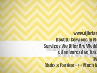 Best Wedding DJ Entertainment In Maine & New Hampshire. Maines Professional DJ Service.
