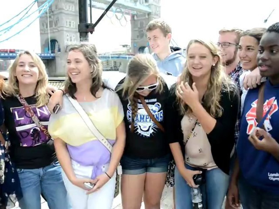 London 2012 Olympics [Exclusive]: Public Reactions Interviews - Tower Bridge Pt 2