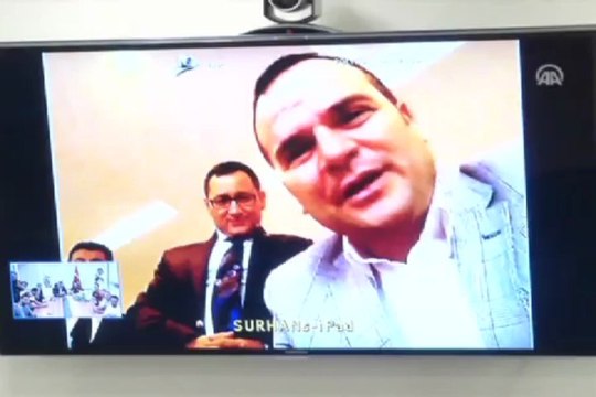 Milli tekvandocular Servet ve Bahri'den AA'ya ziyaret