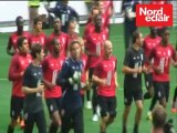 Premier entraînement du Losc au Grand Stade de Villeneuve d'Ascq... à 3 jours de Lille/Nancy