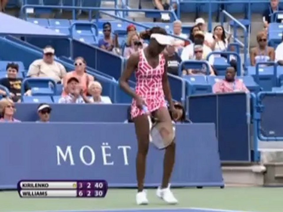 Cincinnati: Venus Williams knackt harte Nuss Kirilenko