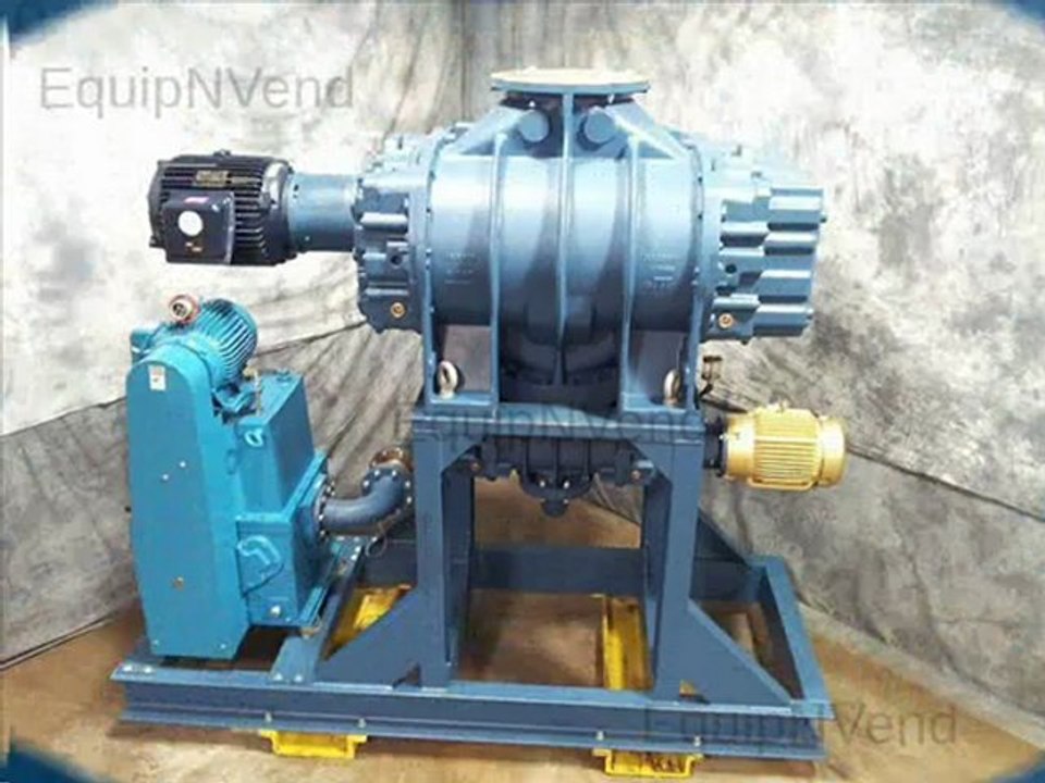 For Sale:New Surplus Kinney Pump KT300D Aerzen Tuthill Vacuum Blower 10 &15 HP Motors