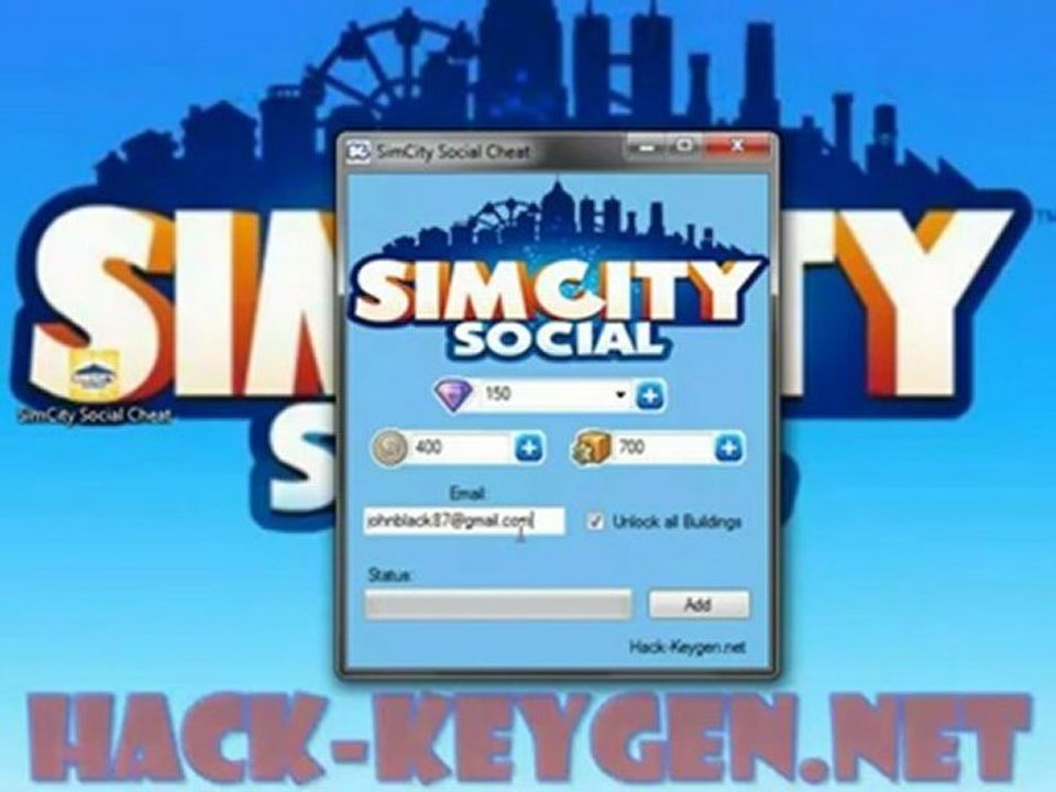 SimCity Social Cheat Hack * FREE Download August 2012 Update