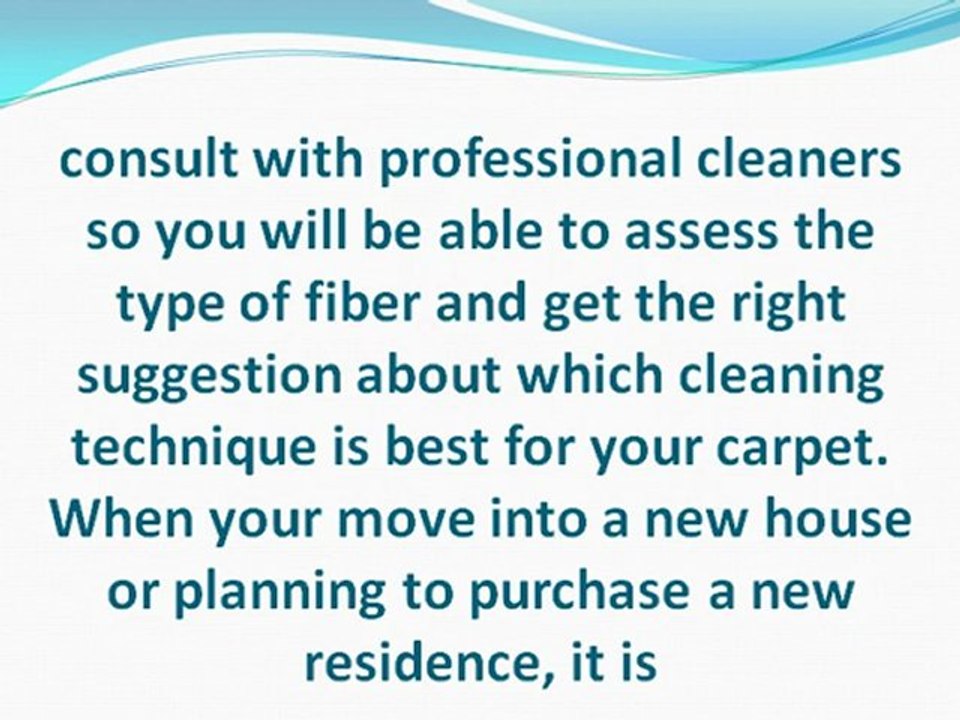 Improve the appearance and hygiene of your home with carpet cleaning method