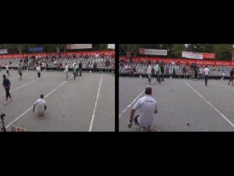 Pétanque. 16ème de finale du Mondial de Millau doublette