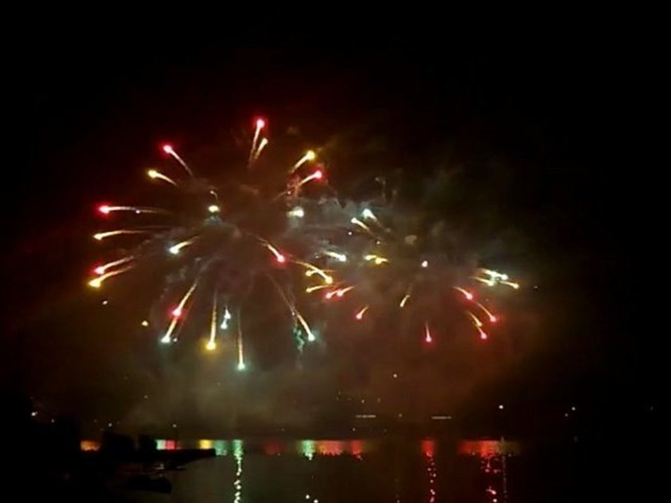 Feu D'Artifice à Gérardmer le 14 Août 2012