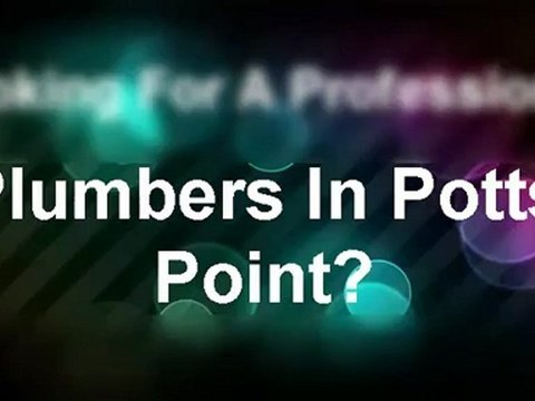 Plumbers In Potts Point | Call 1300 679 274