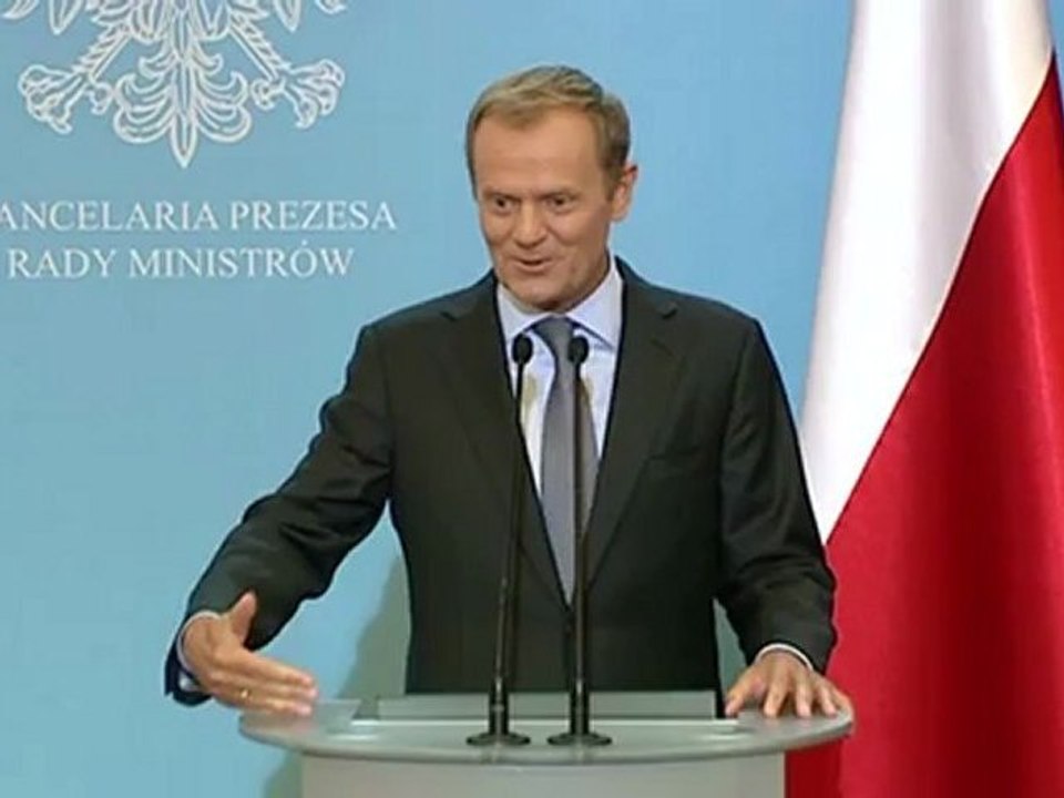 Konferencja Donalda Tuska - Michał Tusk 14.08.2012
